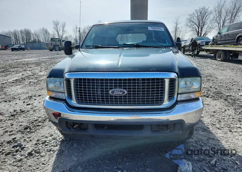 2003 Ford Excursion Xlt из США, поврежденный, VIN 1FMNU41S63EB44981